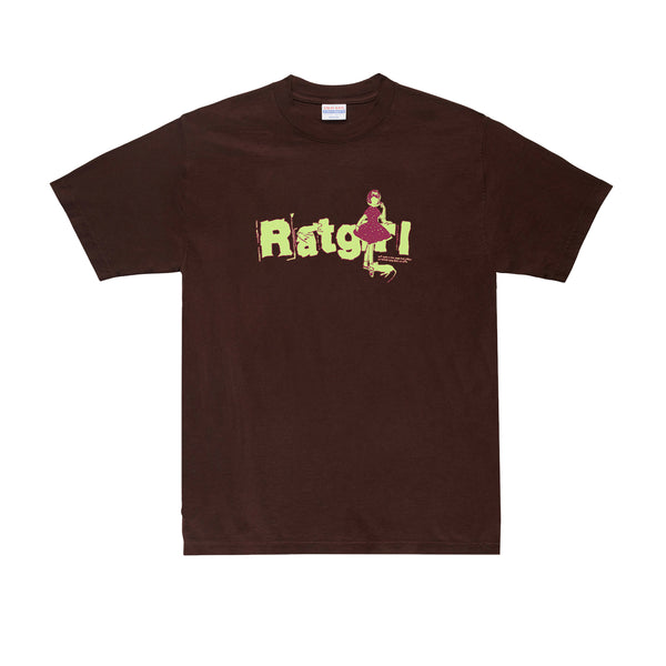 新品未使用品　RATS レッド Tシャツ RATS - 【ラスト1点-サイズS】 SCRIPT BIG LOGO TEE / プリント T