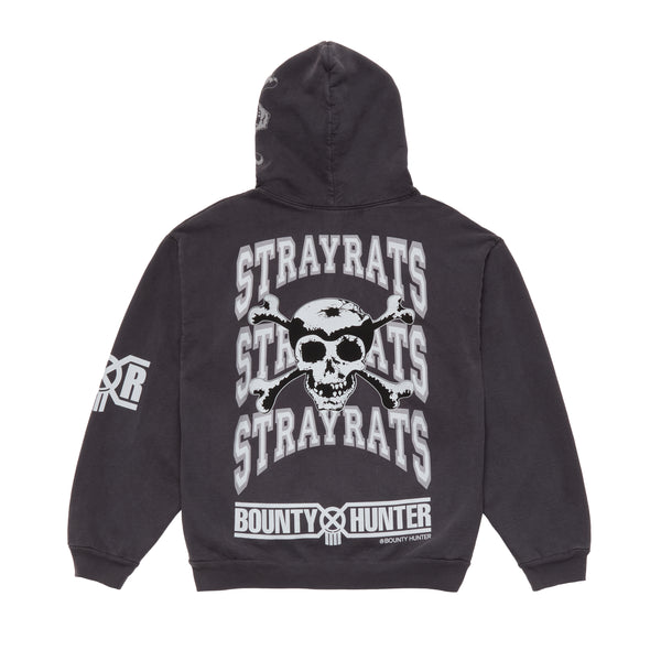 トップス SR / BXH COLLEGE ARCH SKULL HOODIE Skulls & Bridge Hooded Sweatshirt - 415 Clothing, Inc.
