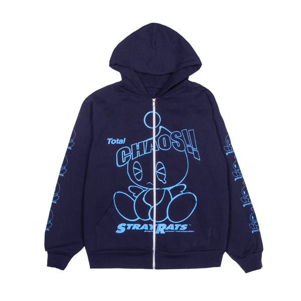 Total Chaos Zip Hoodie – STRAY RATS