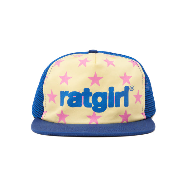 Stray Rats Distressed Ratgirl Hat purple
