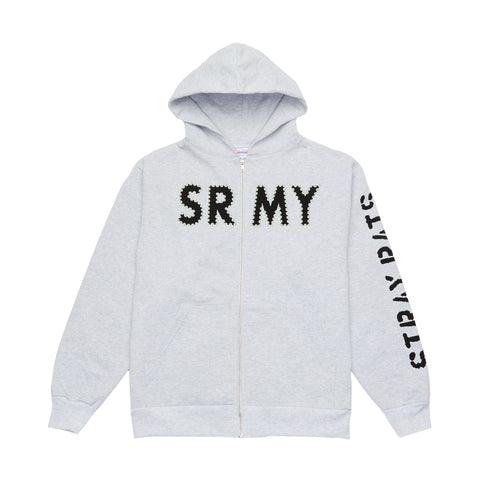 SRMY Glitter Zip Hoodie