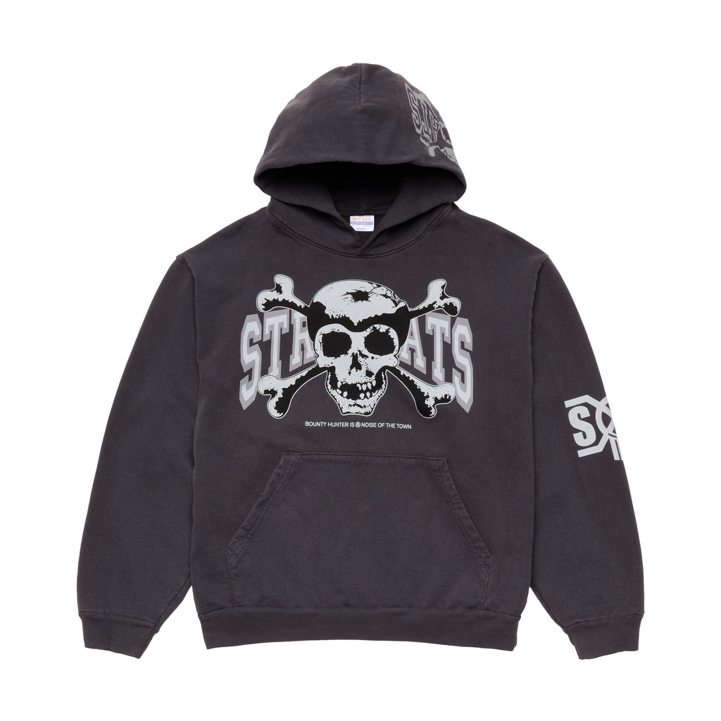 SR / Bounty Hunter College Arch Skull Hoodie