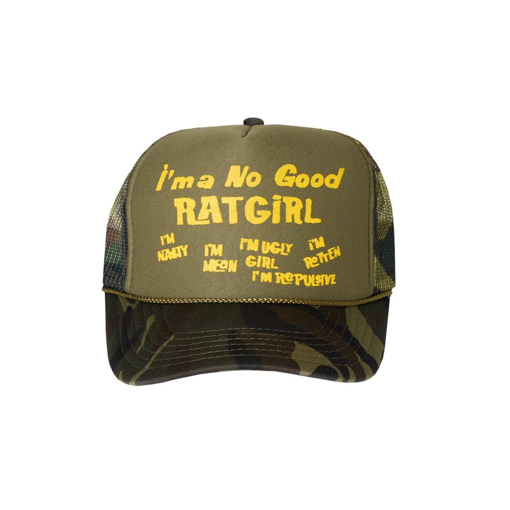 No Good Ratgirl Camo Hat