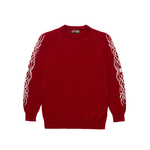 Tribal Wool Raglan Sweater