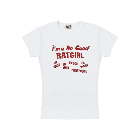No Good Ratgirl Baby Tee