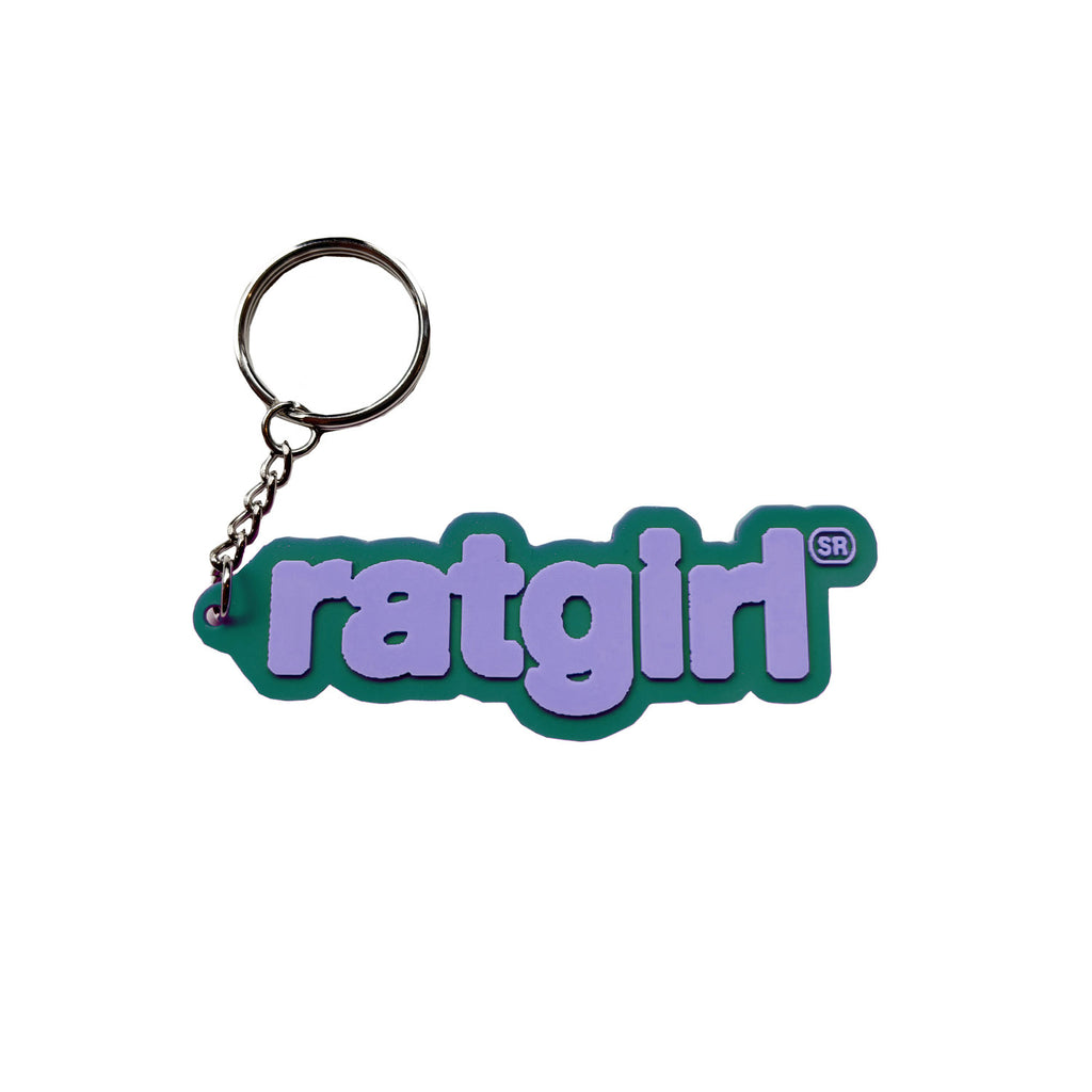 Ratgirl Rubber Keychain