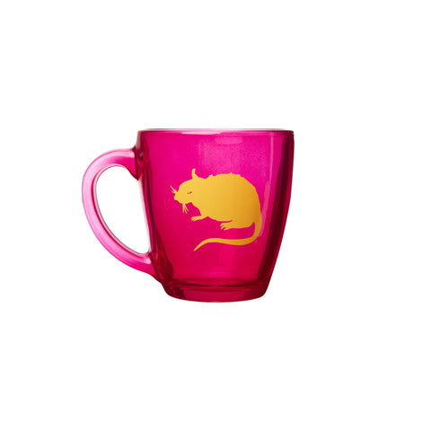 Rat Logo Glass Mug