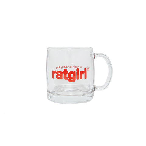 Ratgirl Glass Mug